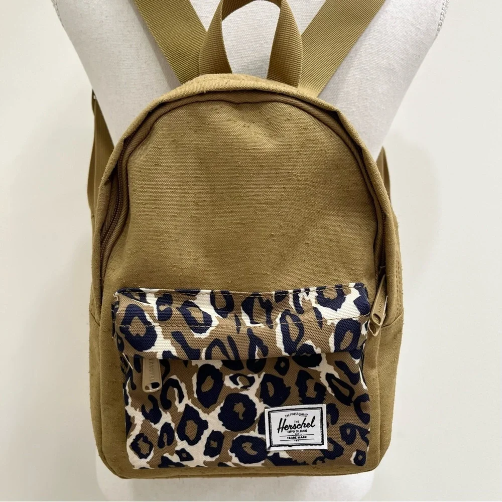 Herschel Supply Co. Little America Mid Volume 17L backpack tan/khaki leopard